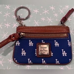 Vintage Los Angeles Dodgers Dooney & Bourke Women's Signature Coin Purse MLB